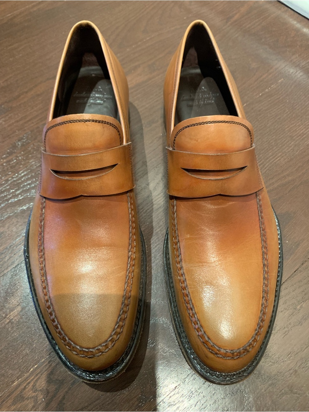 n.d.c. Men's Penny Loafers in Cognac Brown